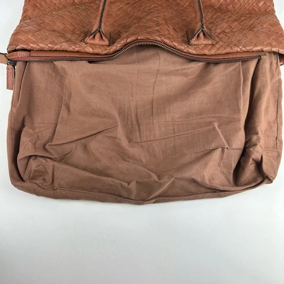 FALOR FRIENZE ITALIAN HANDWOVEN LEATHER WEAVE PURSE - Picture 9 of 15